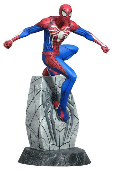 Peter Parker (Spider-Man PS4 Statue Diorama), Marvel's Spider-Man, Diamond Select Toys, Pre-Painted, 1/8